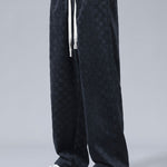 Checkerboard Straight Leg Pants