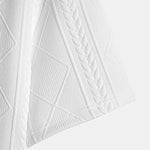 Geometry Jacquard Hooded Arc Hem T-Shirt & Geometric Jacquard Drawstring Shorts
