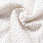 Knitted Geometric Jacquard Polo