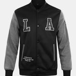 LA Print Baseball Jacket