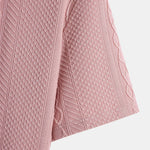 Muscle Fit Geometric Jacquard T-Shirt