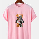 Mechanical Bear Print T-Shirt