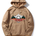 Colorado Mountain Print Hoodie