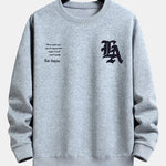 Los Angeles Slogan Print Relax Fit Sweatshirt