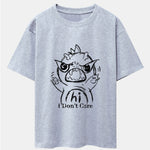 Cartoon Dinosaur Print Drop Shoulder Oversize T-Shirt