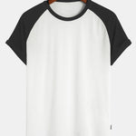 Muscle Fit Paneled Textured T-Shirt