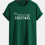 Regular Fit Christmas Print Cotton T-Shirt