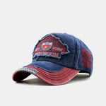 New York Patch Washed Distressed Baseball Cap