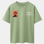Palm Tree Slogan Print Drop Shoulder Oversize T-Shirt