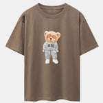 Rich Bear Print Heavy Weight Oversize T-Shirt