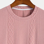 Muscle Fit Geometric Jacquard T-Shirt
