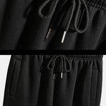 Contrast Baseball Jacket & Jogger Pants