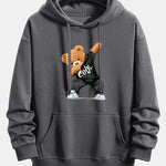 Cool Bear Print Relax Fit Hoodie