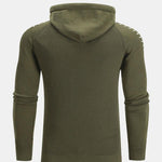 Slim Fit Raglan Sleeve Hooded Sweater
