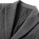 Lapel Woolen Overcoat