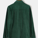 Long Sleeve Button Up Corduroy Shirt