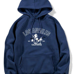 Los Angeles Palm Tree Print Hoodie