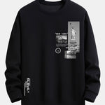 New York Architecture Print Relax Fit Sweatshirt