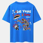 Skeleton And Angel Back Print Drop Shoulder Oversize T-Shirt