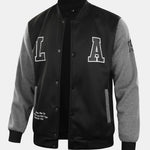 LA Print Baseball Jacket