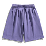 Basic Textured Drawstring Shorts