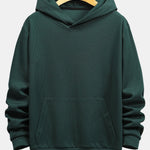 Basic Knitted Ribbed Hoodie