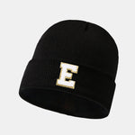 1pc Letter A-Z Warm Knit Beanie Hat