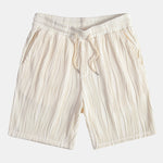 Wave Textured Button Up Shirt & Shorts
