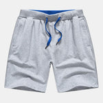 Contrast Elastic Waist Jersey Shorts