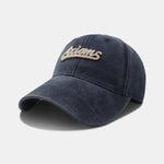 Personalized Letter Embroidery Washed Cotton Baseball Cap