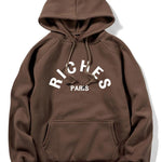 Rich Paris Print Hoodie