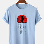 Japanese Samurai Print T-Shirt
