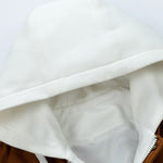 2 in 1 Quilted Hooded Baseball Jacket