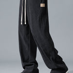 Relax Fit Corduroy Half-Zip Hooded Pullover & Straight Leg Corduroy Pants