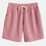 Drawstring Corduroy Shorts