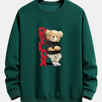Relax Bear Print Relax Fit Sweatshirt