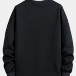 Long sleeve Geometric Stripe Jacquard T-Shirt