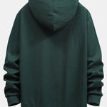 3 Pieces Basic Knitted Ribbed Hoodies