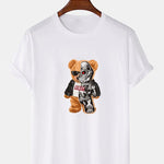 Mechanical Bear Print T-Shirt