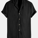 Short Sleeve Corduroy Revere Shirt & Corduroy Shorts