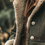 Women's Retro Suede Thick Warm Coat