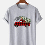 Christmas Truck Print T-Shirt