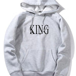 King Print Hoodie & Crown Print Jogger Pants
