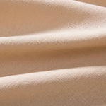 Linen Look Cotton Blend Stand Collar Shirt