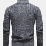 Textured Quarter Zip Sweater