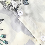 Viscose Floral Print Button Up Shirt