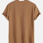 Muscle Fit Ribbed T-Shirt
