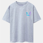 Colorful Evil Face Print Drop Shoulder Oversize T-Shirt