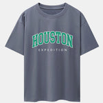 Houston Print Drop Shoulder Oversize T-Shirt