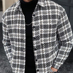 Men's Blended Lapel Single-breasted Jacket